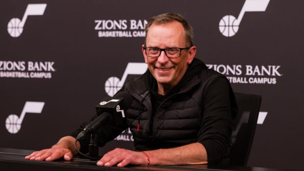 Utah Jazz general manager Justin Zanik.